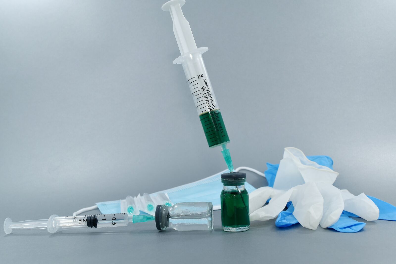 Nikon D5500 sample photo. Disinfectant, gloves, hygienic, laboratory photography