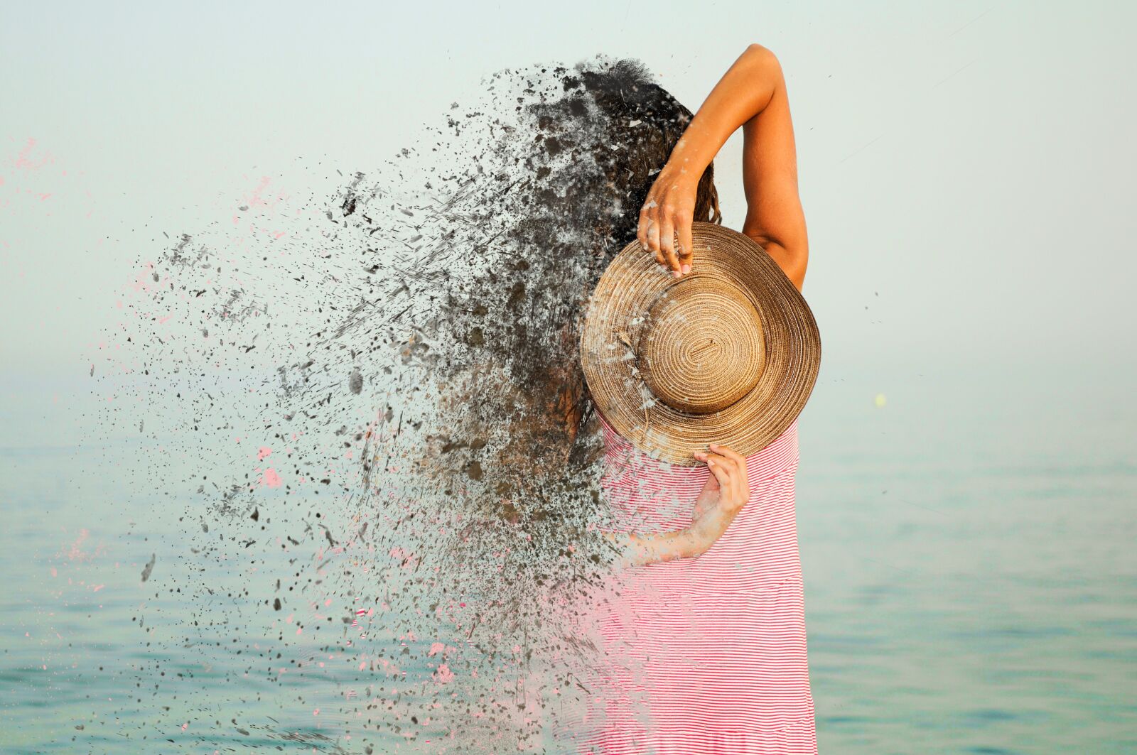 Nikon D300S sample photo. Effect, sea, woman photography