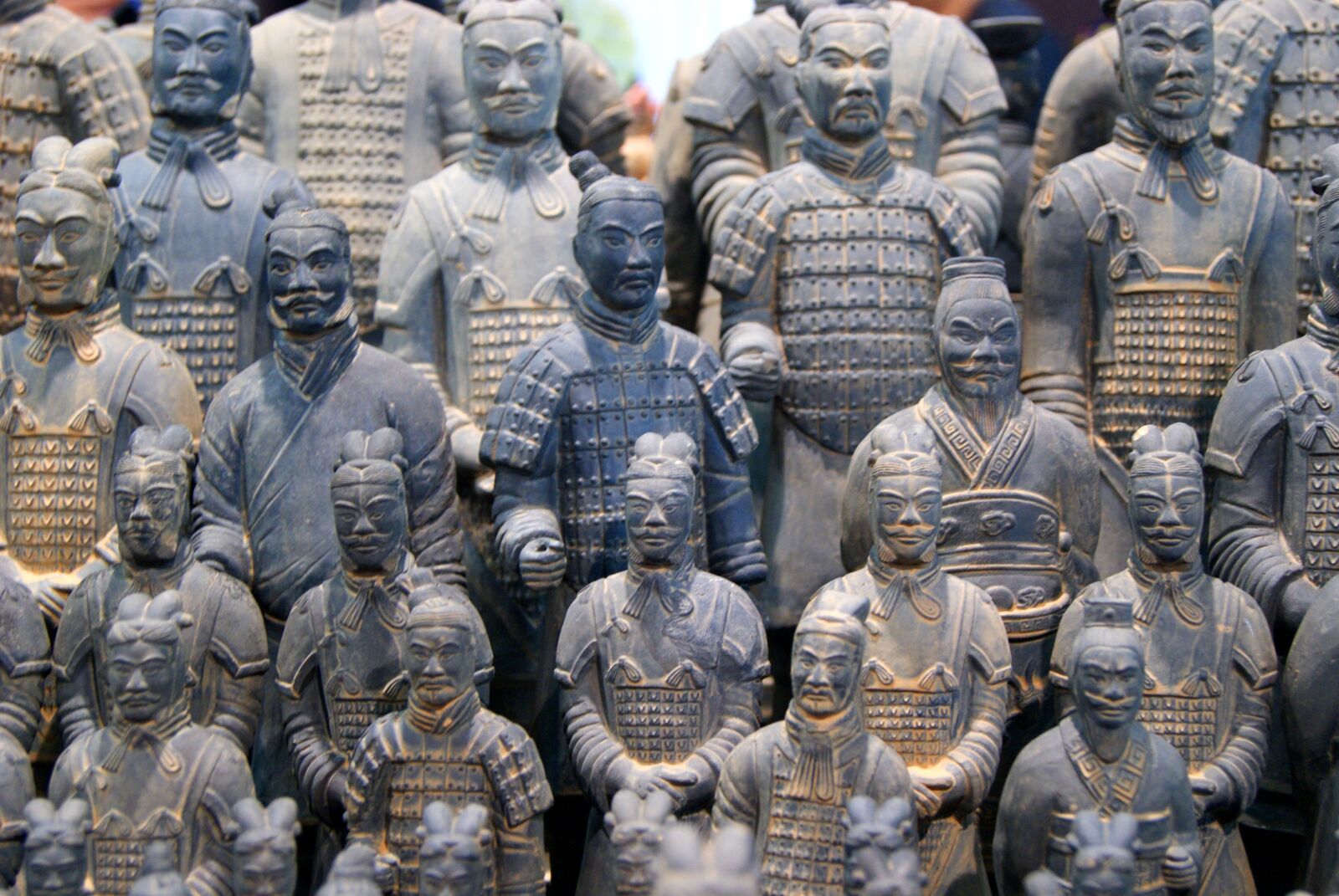 Sony Alpha DSLR-A230 sample photo. Soldier, terracotta, qin shi photography
