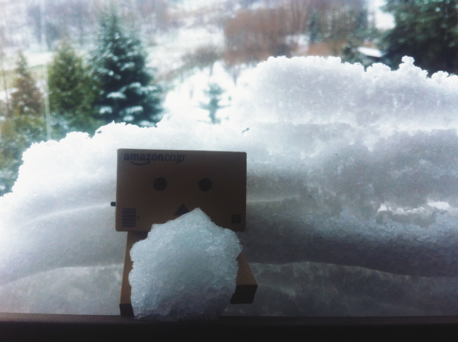 iPhone 4 back camera 3.85mm f/2.8 sample photo. Danbo, danboard, easter, iphonegraphy photography