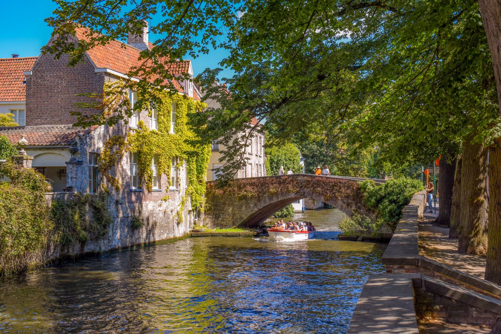 Nikon D3300 sample photo. Belgium, brugge, canal photography