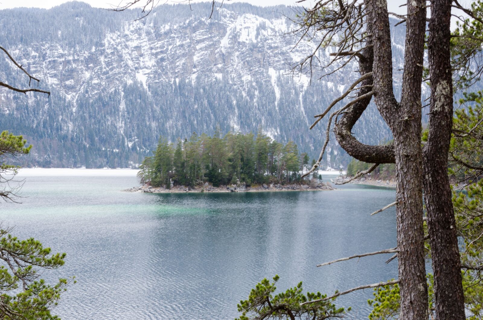 Nikon D5100 sample photo. Eibsee, mountains, landscape photography