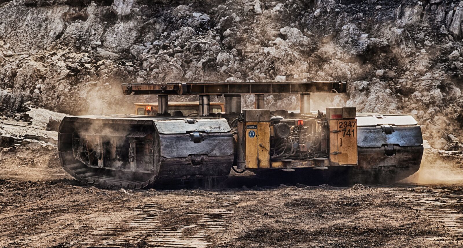Canon EOS 80D sample photo. Open pit mining, tracked photography