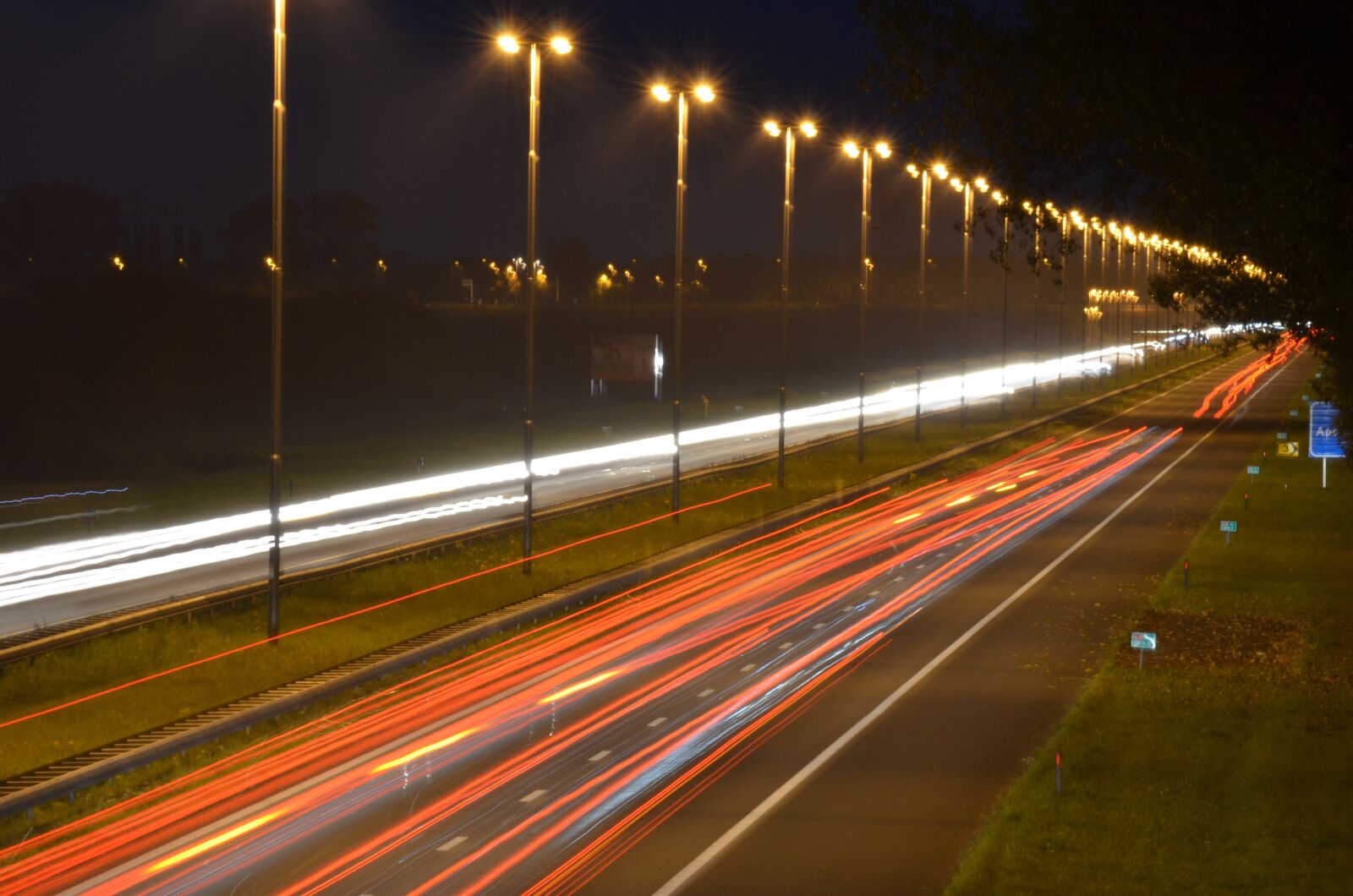 Nikon D5100 sample photo. Highway, motion, red photography