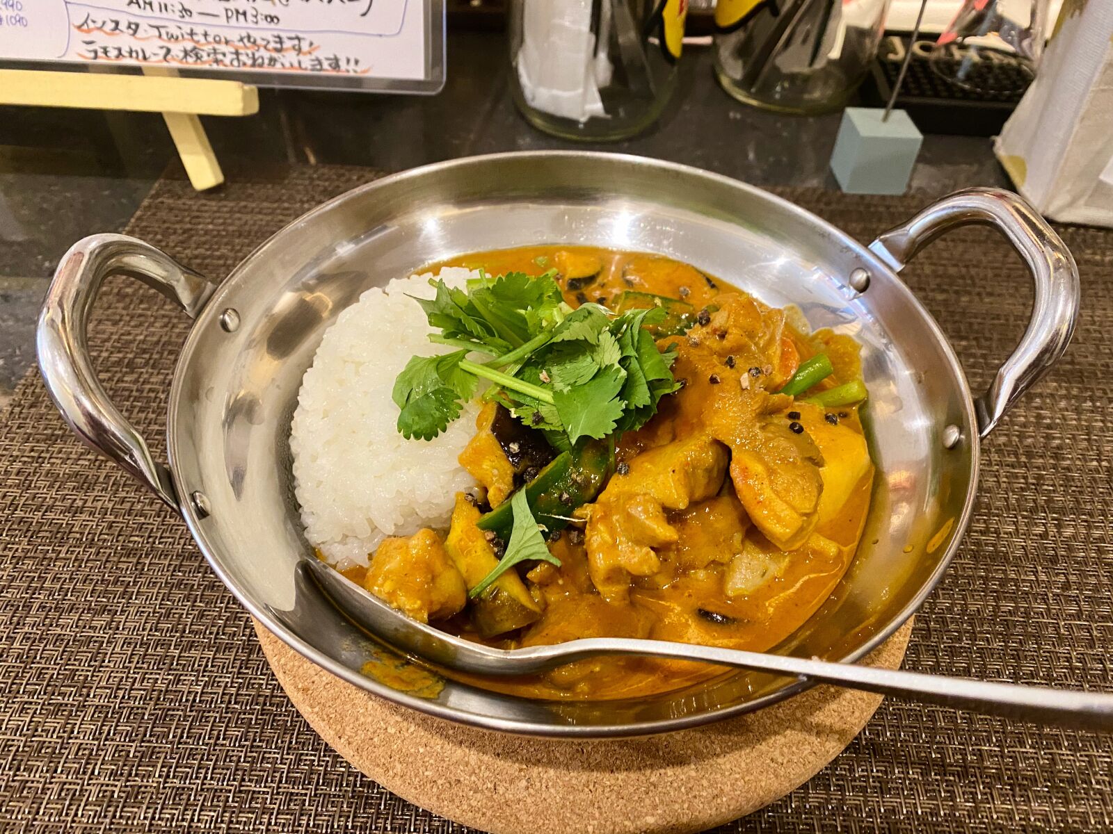 iPhone 11 Pro Max back triple camera 4.25mm f/1.8 sample photo. Curry, curry dishes, cuisine photography