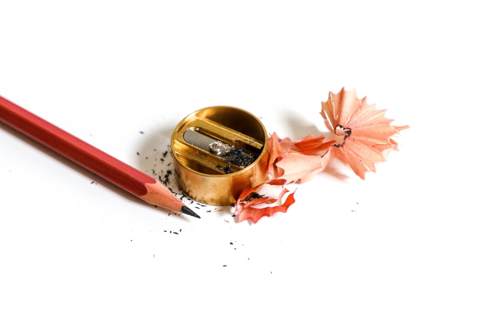 Canon EOS 70D sample photo. Pencil, pencil sharpener, stationery photography