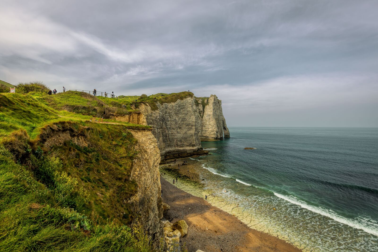 Canon EF 16-35mm F2.8L II USM sample photo. Cliff, normandy, france photography