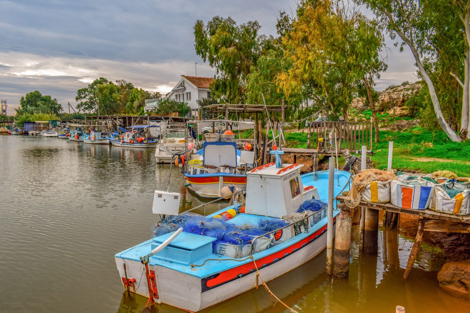 Nikon D3300 sample photo. Fishing boats, dock, fishing photography