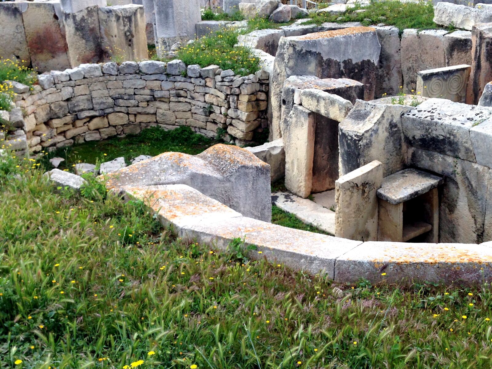 iPhone 5 back camera 4.12mm f/2.4 sample photo. Tarxien temple, malta, unesco photography