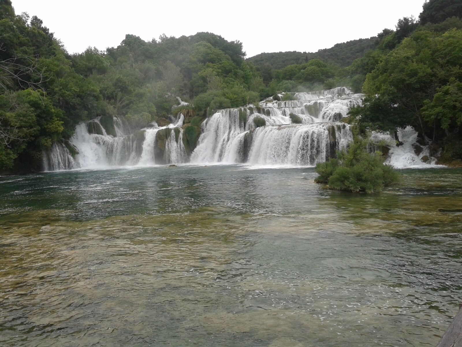 Samsung GT-I8552 sample photo. Waterfalls, river krka, nacional photography