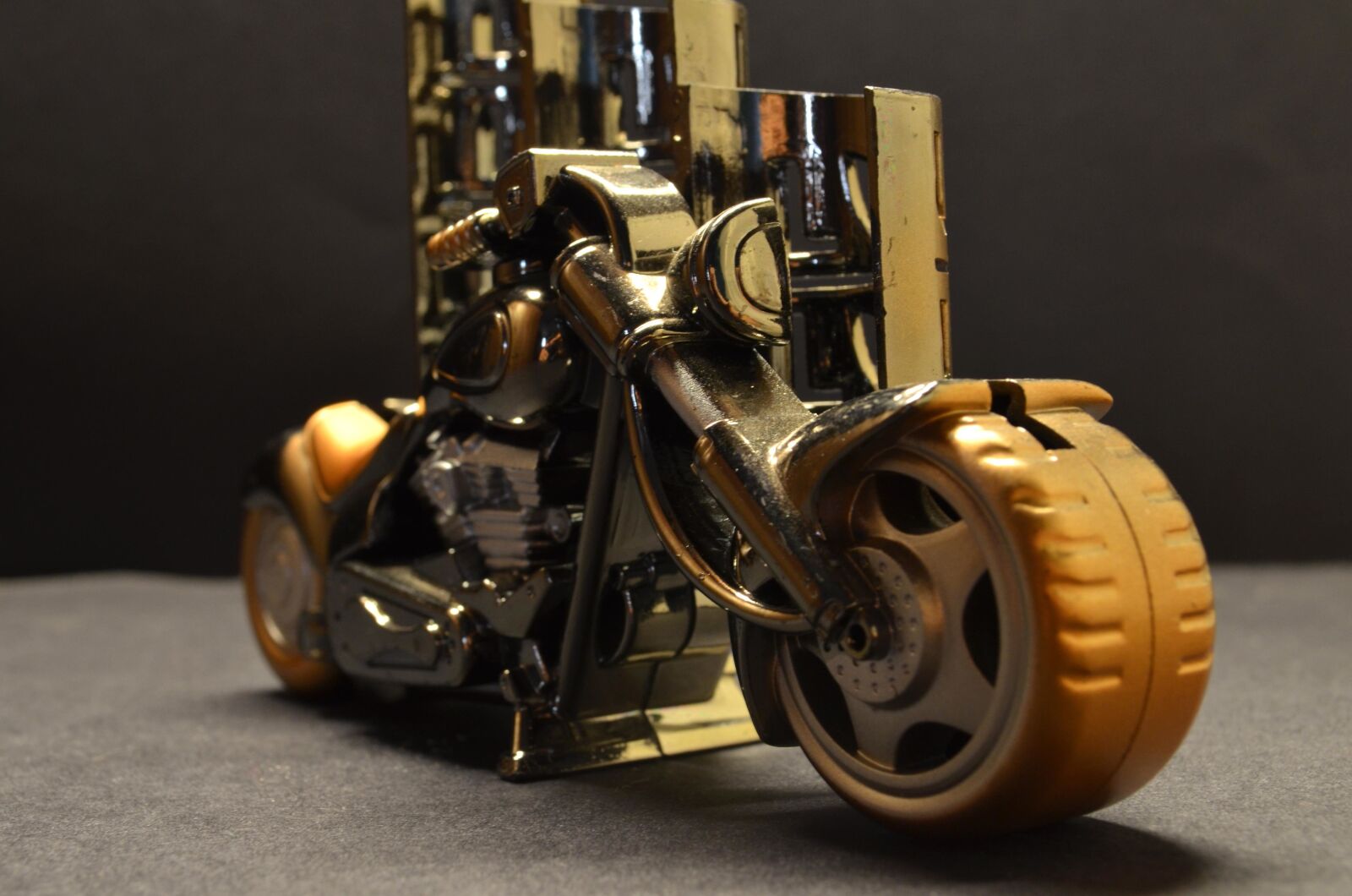 Nikon D5100 sample photo. Decoration, motorcycle, toy, plastic photography