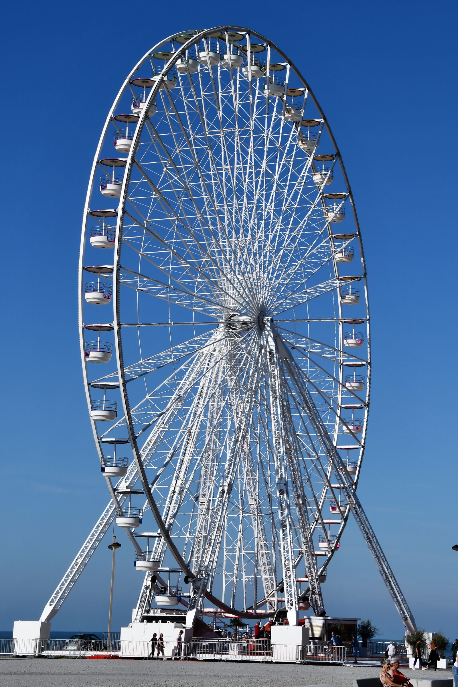 Nikon D7500 sample photo. Ferris wheel, white, fair photography