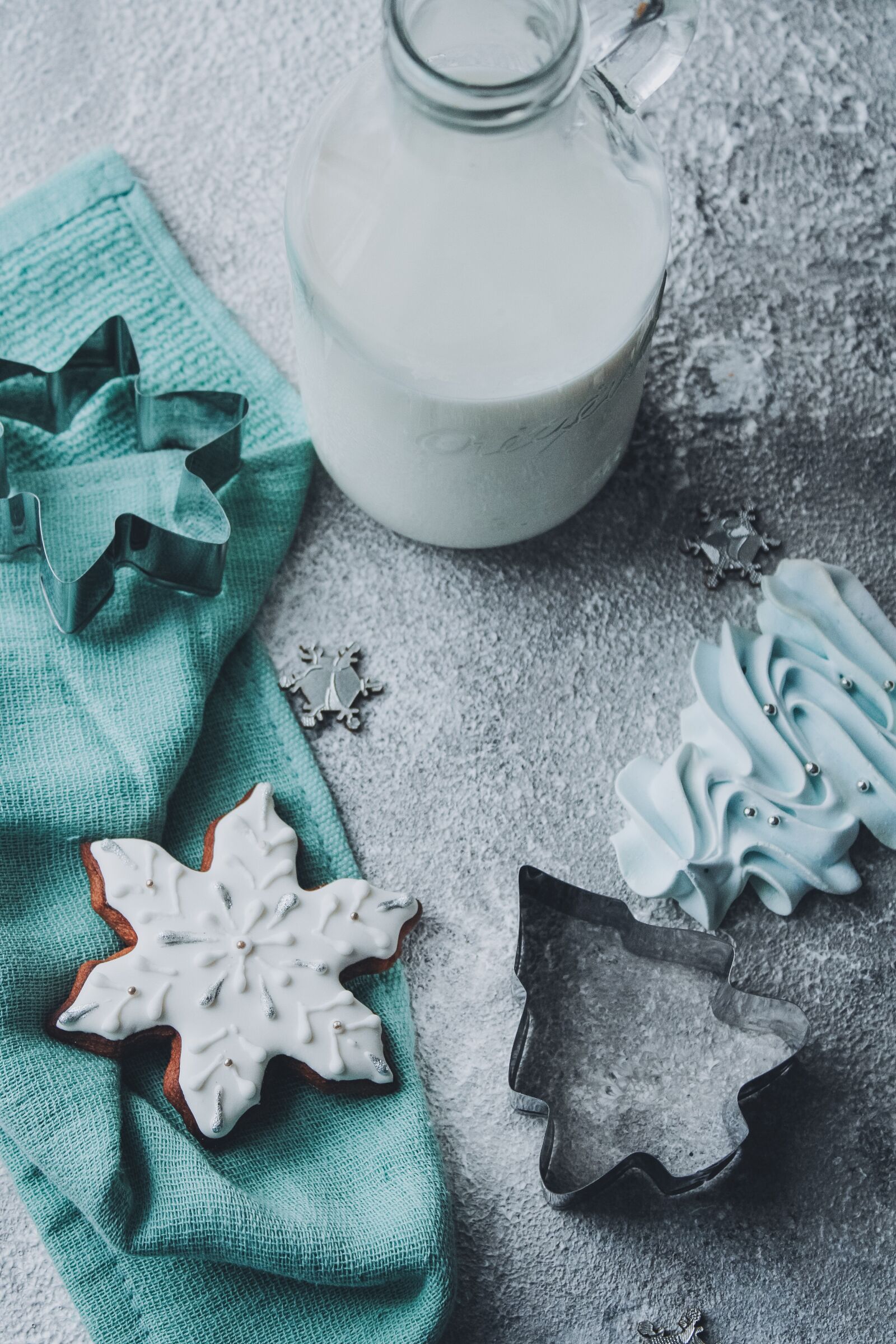 Canon EOS 2000D (EOS Rebel T7 / EOS Kiss X90 / EOS 1500D) sample photo. Gingerbread, milk, cookies photography