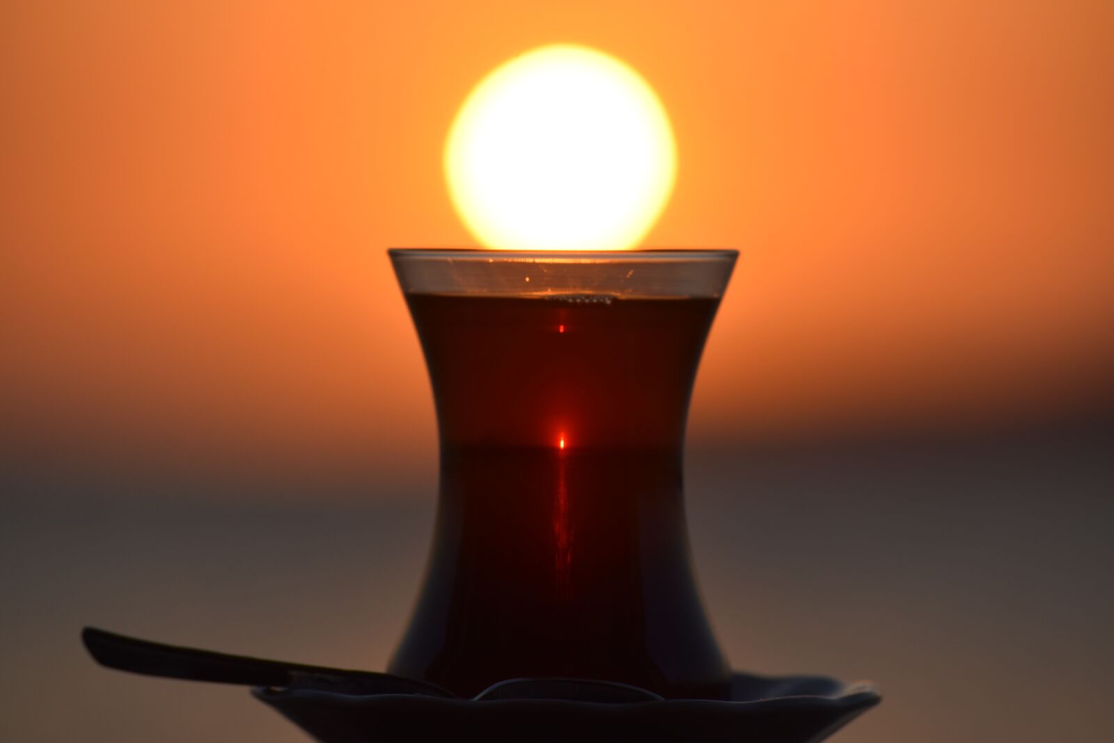 Nikon D5300 sample photo. Sunset, tea, landscape photography
