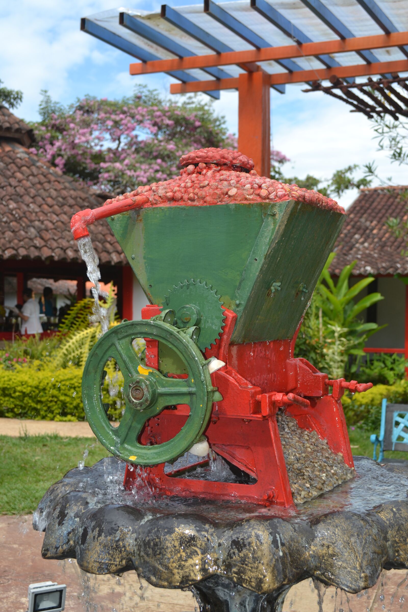 Nikon D3100 sample photo. Coffee, machine, thresher photography