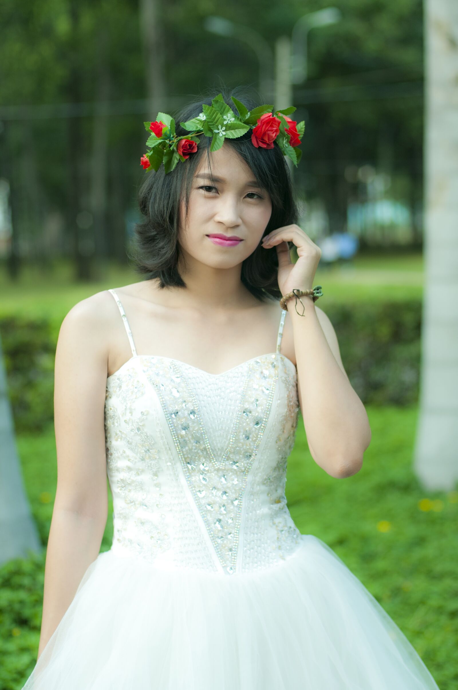 Nikon D300 sample photo. White shirt, vietnam, girl photography