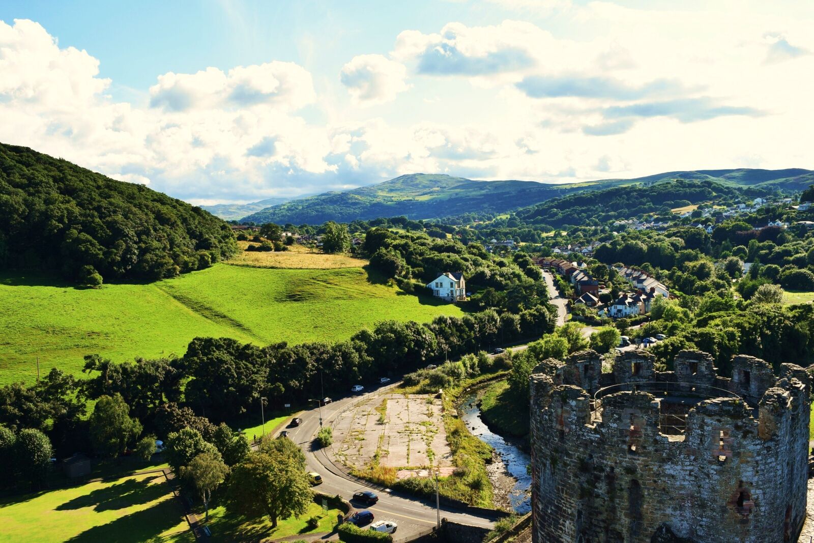 Nikon D3300 sample photo. Wales, blue, sky photography
