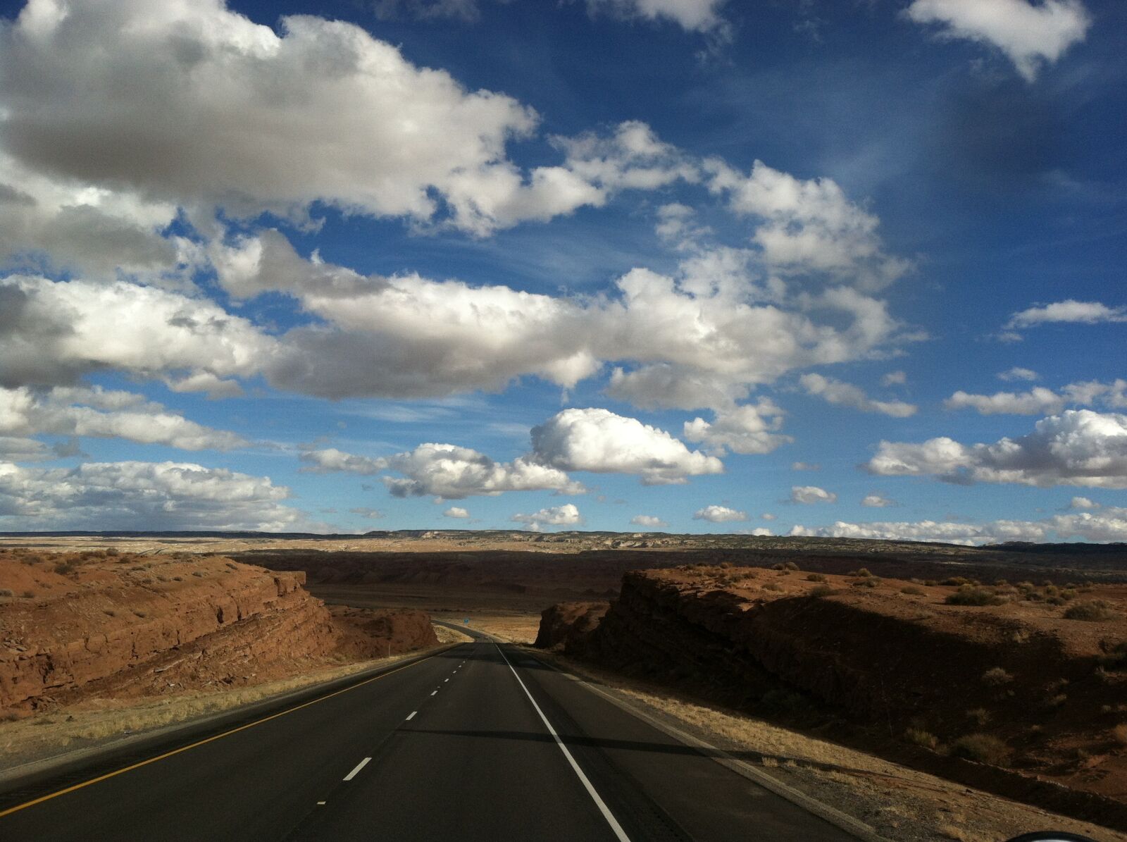 Apple iPhone 4 sample photo. Road, highway, sky photography