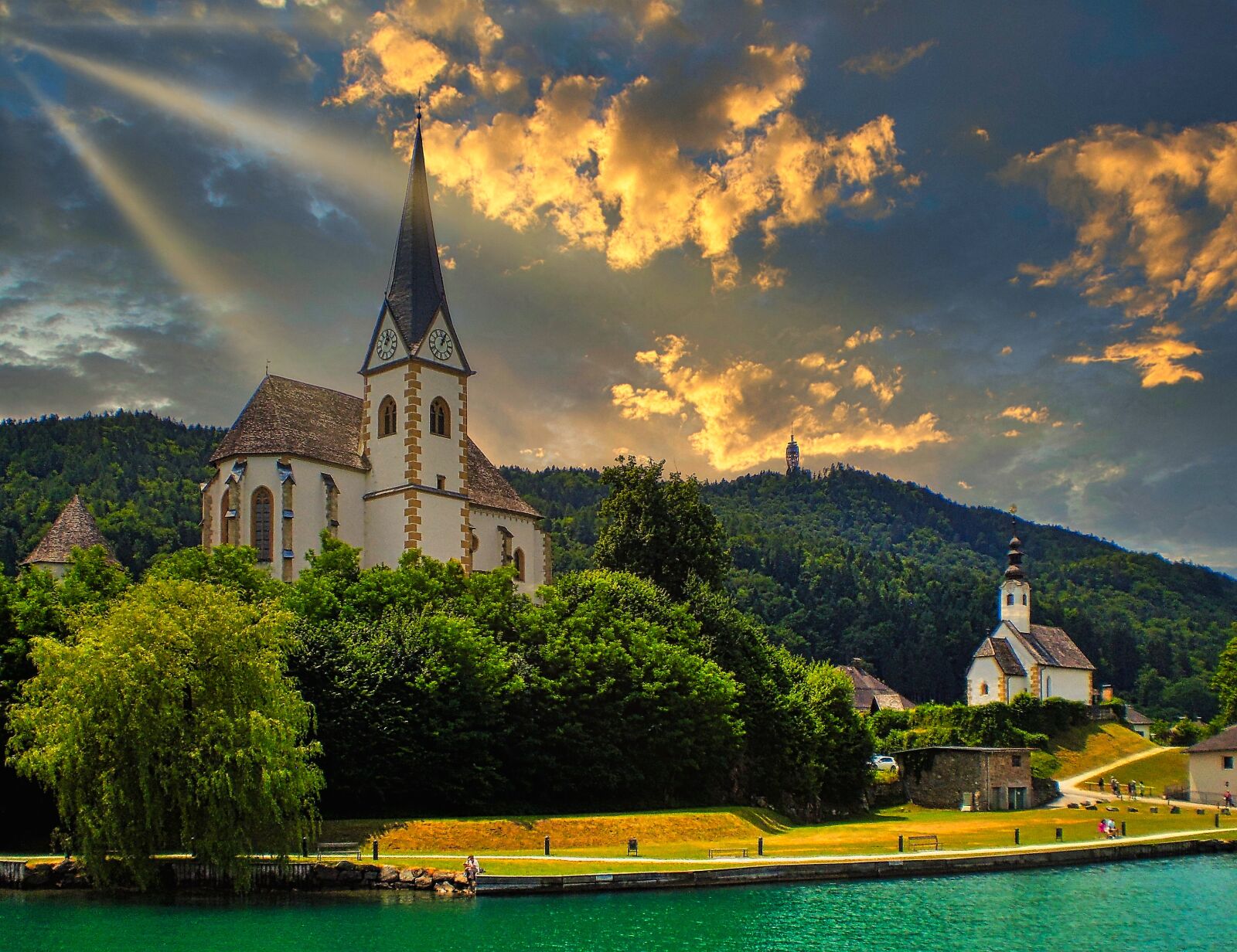 Olympus FE360,X875,C570 sample photo. Maria w rth, kirche photography