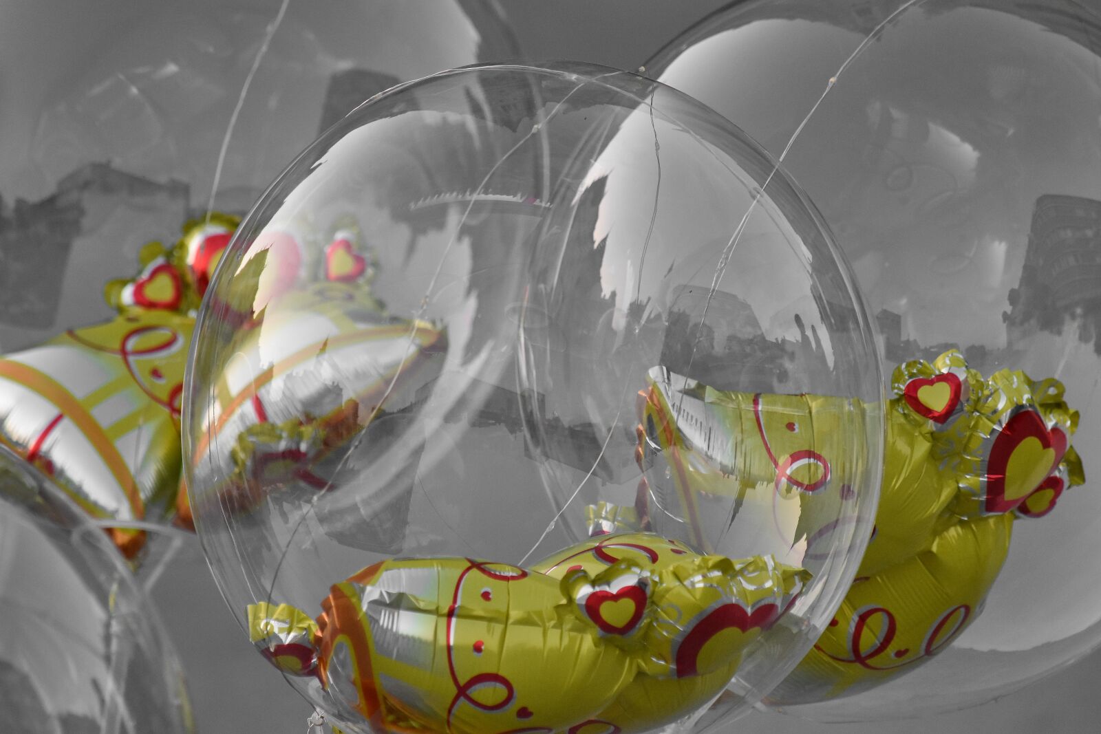 Nikon D5500 sample photo. Balloon, decoration, transparent, color photography