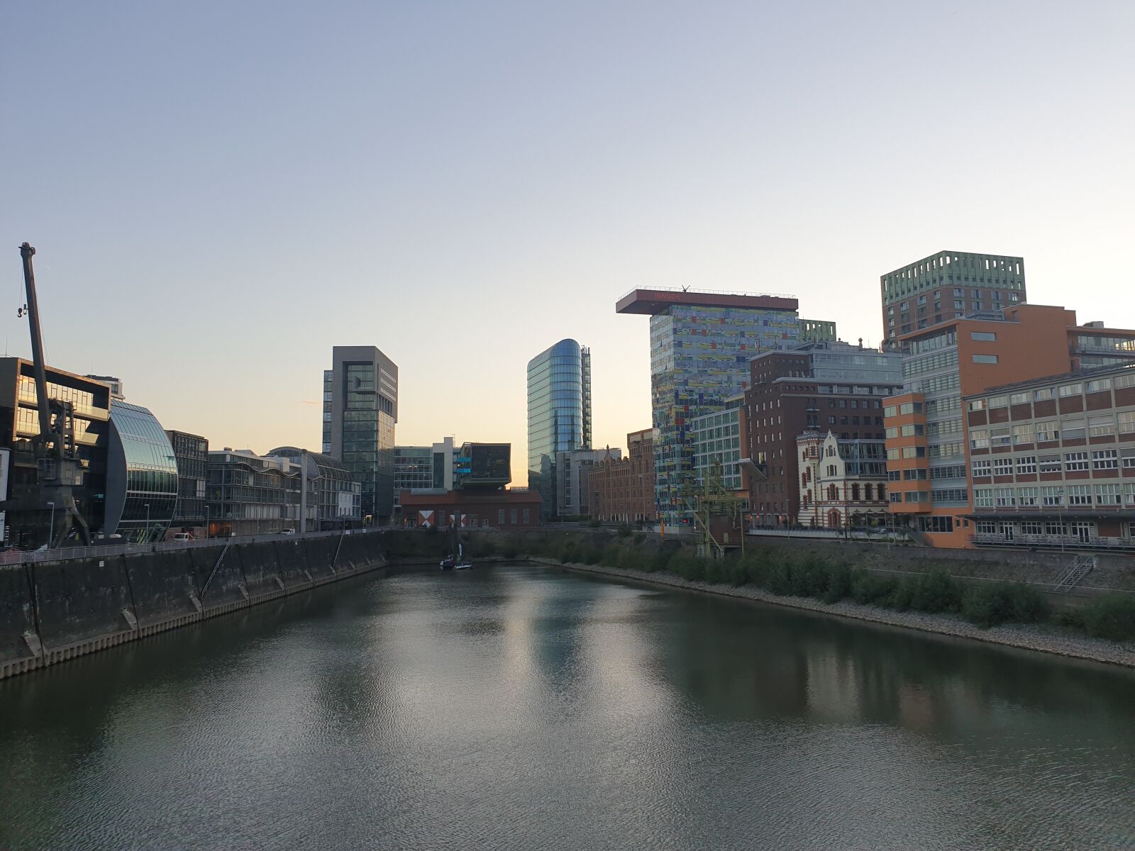 Samsung Galaxy S9 sample photo. Düsseldorf, port, architecture photography