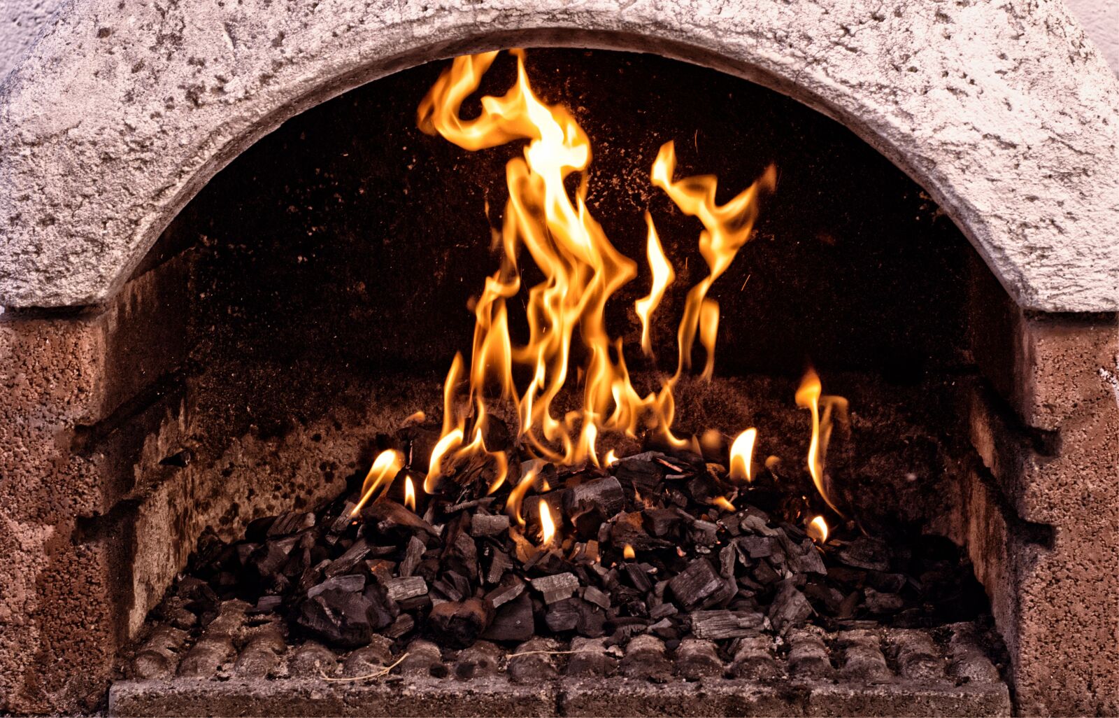 Nikon D7200 sample photo. Grill, bricked, fire photography