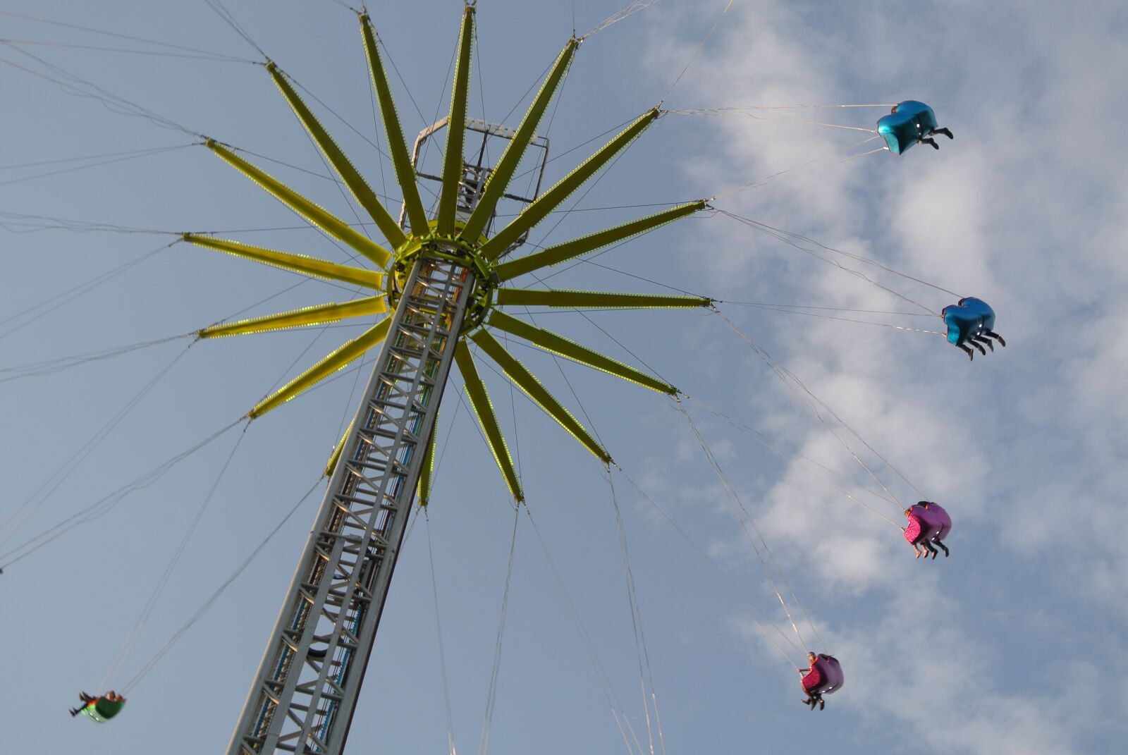 Nikon 1 Nikkor VR 10-30mm F3.5-5.6 sample photo. Funfair, ride, high photography