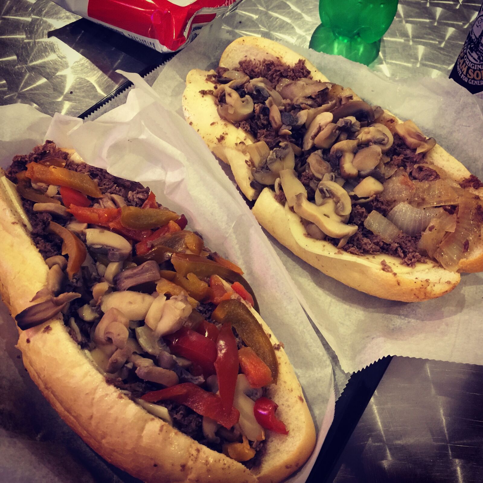 iPhone 6 Plus back camera 4.15mm f/2.2 sample photo. Cheesesteak, food, sandwich photography