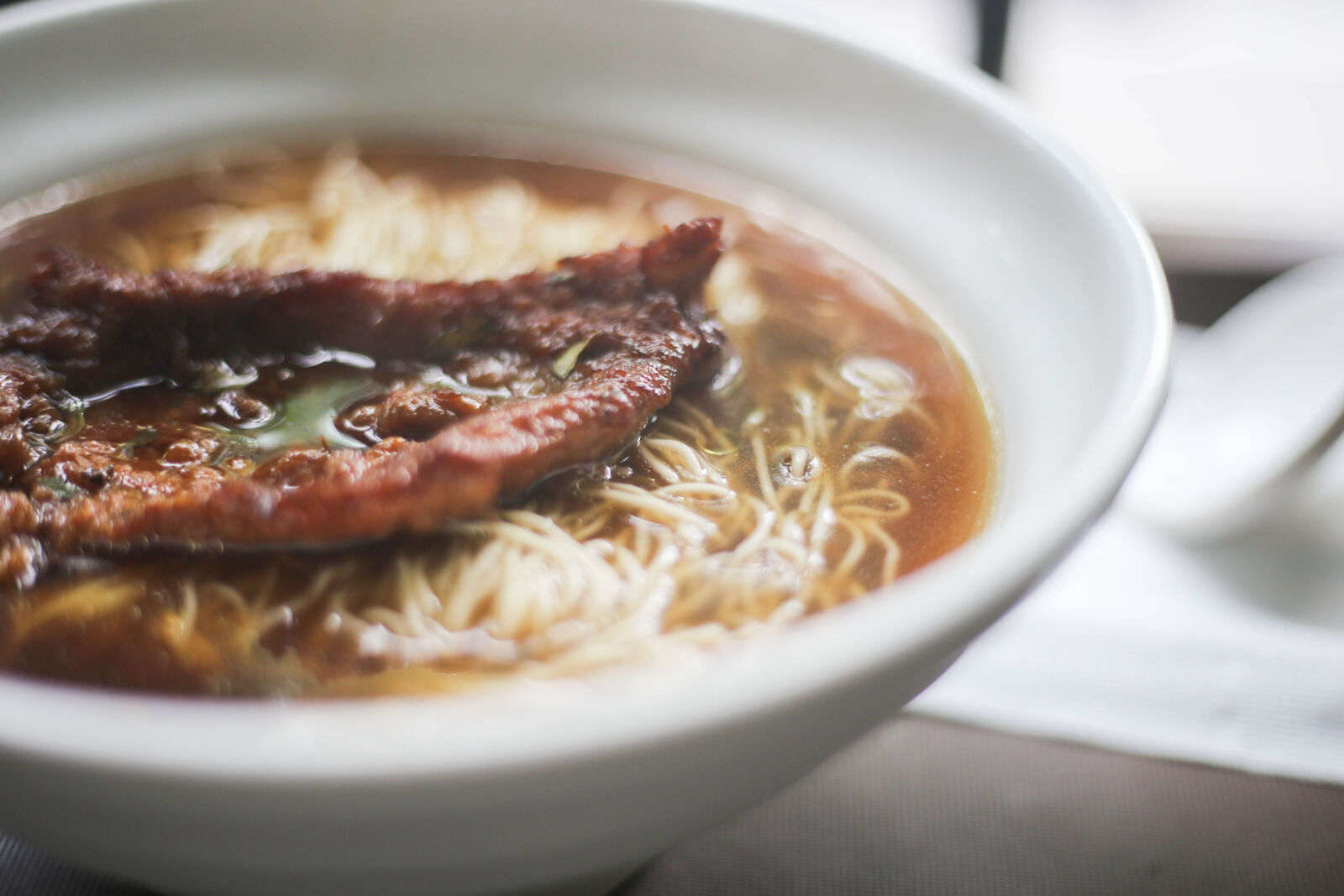 Canon EOS 6D + Canon EF 50mm F1.8 STM sample photo. Noodles, in, a, white photography
