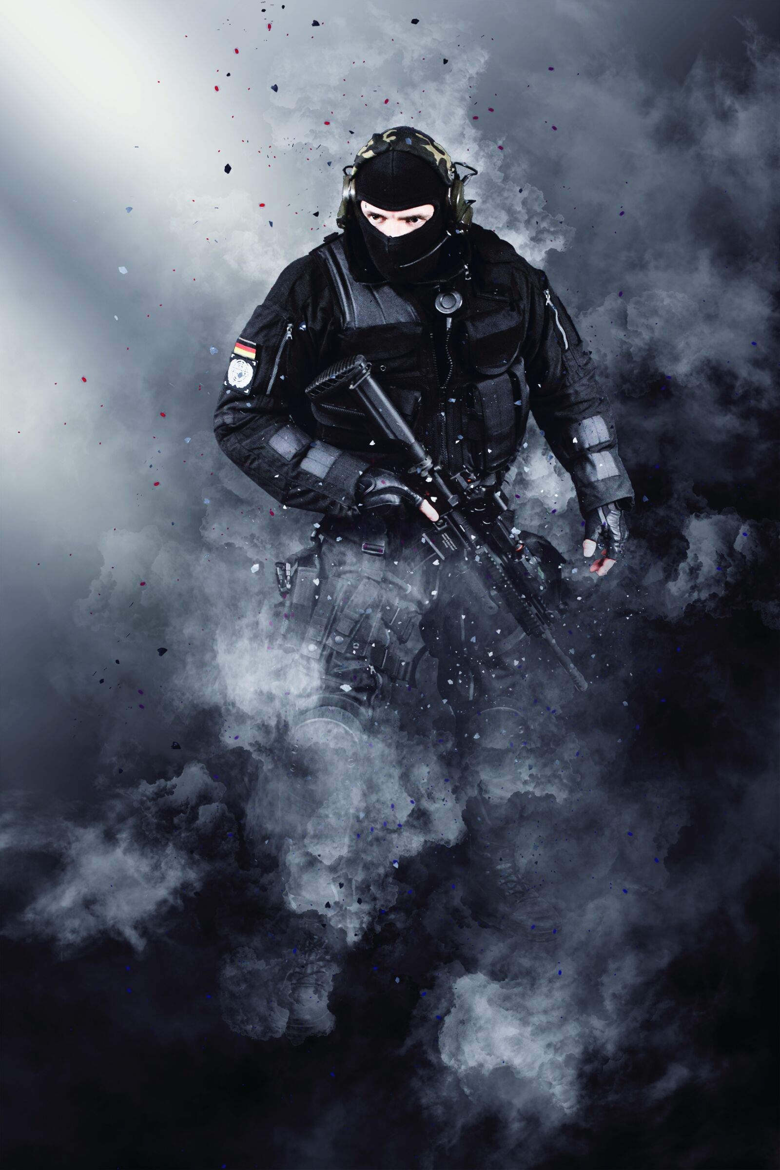 Canon EOS 600D (Rebel EOS T3i / EOS Kiss X5) sample photo. Army, warrior, photoshop photography