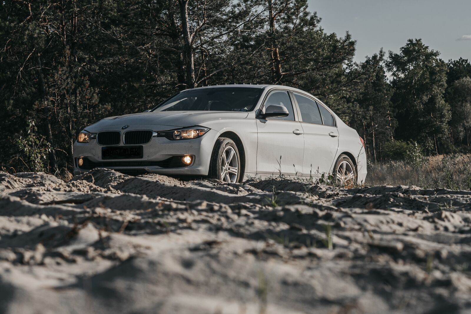 Sony a7 II + Sony FE 85mm F1.8 sample photo. Car, bmw, forest photography
