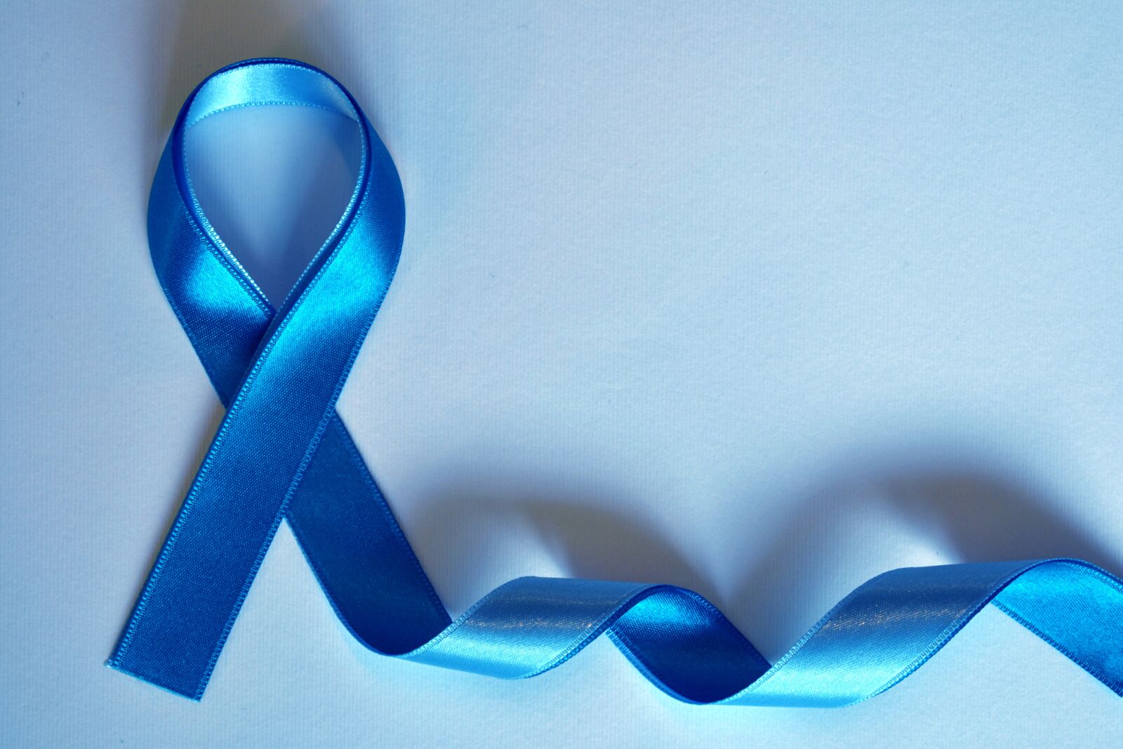 Nikon D3400 sample photo. Blue ribbon, prostate cancer photography
