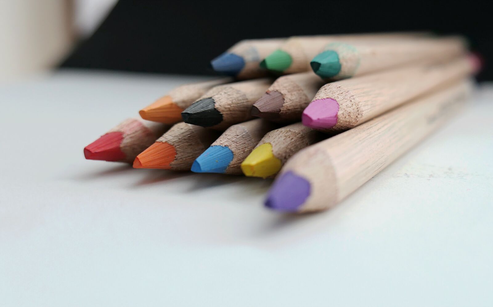 Panasonic Lumix DMC-LX10 (Lumix DMC-LX15) sample photo. Colour pencils, colorful, paint photography