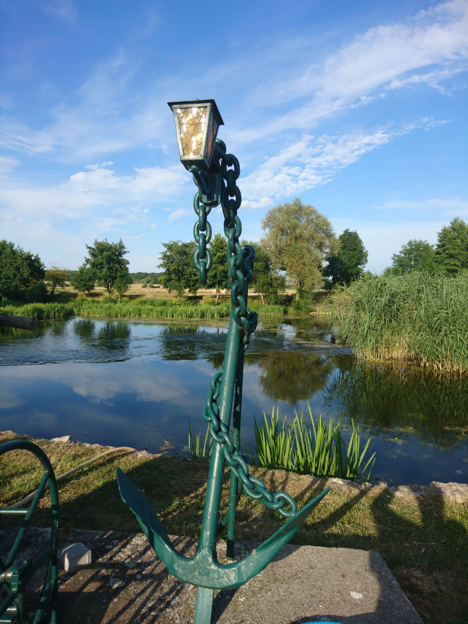 Sony Xperia X Compact sample photo. Anchor, river, water photography