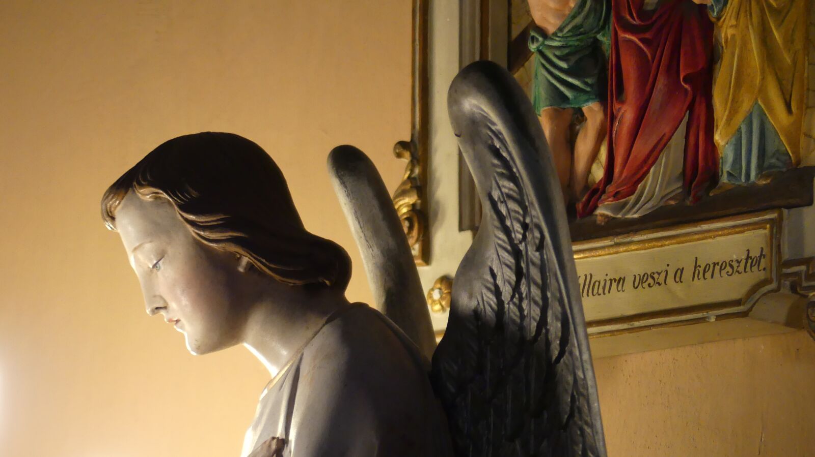 Panasonic Lumix DMC-FZ300 sample photo. Angel, church, religion photography