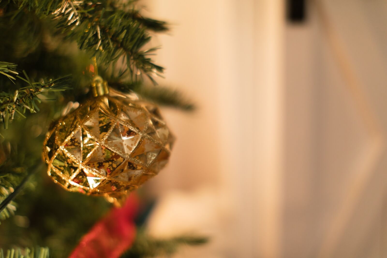 Canon EF 50mm F1.2L USM sample photo. Christmas, christmas background, ornaments photography