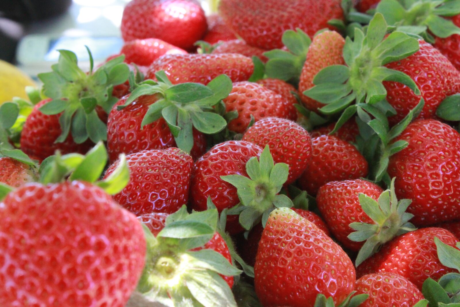 Canon EOS 1200D (EOS Rebel T5 / EOS Kiss X70 / EOS Hi) sample photo. Strawberry, food, strawberries photography