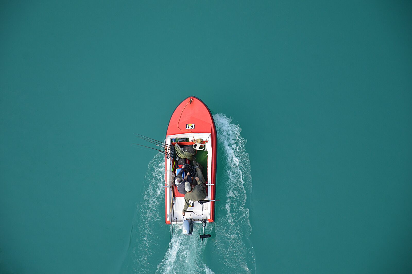 Nikon D3200 sample photo. Boat, lake, fisherman photography