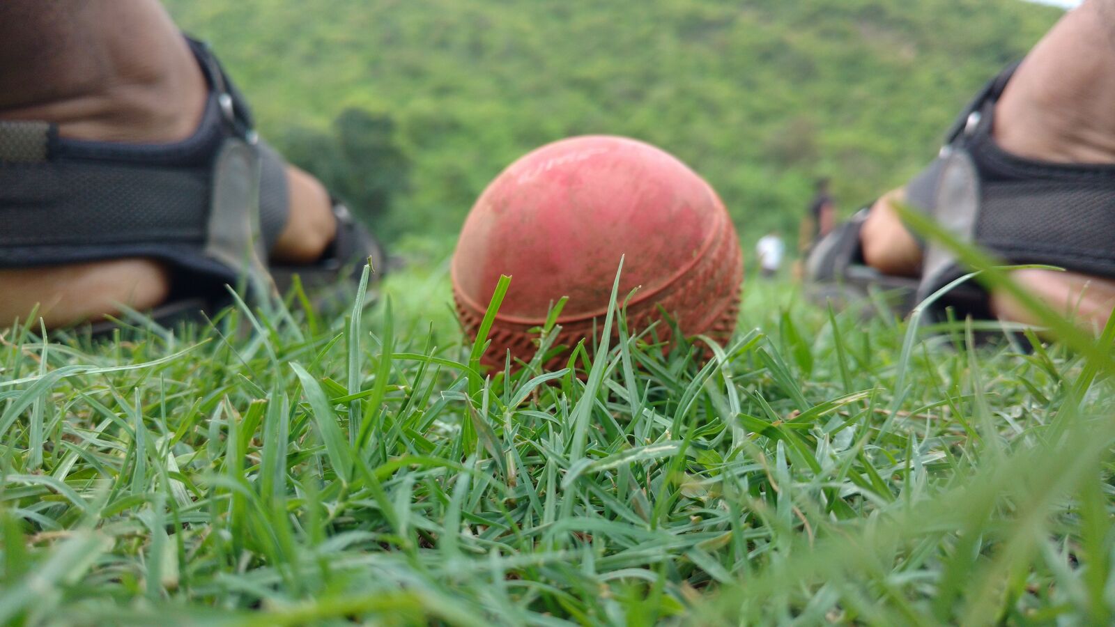 Motorola Moto X Play sample photo. Ball, grass, green photography