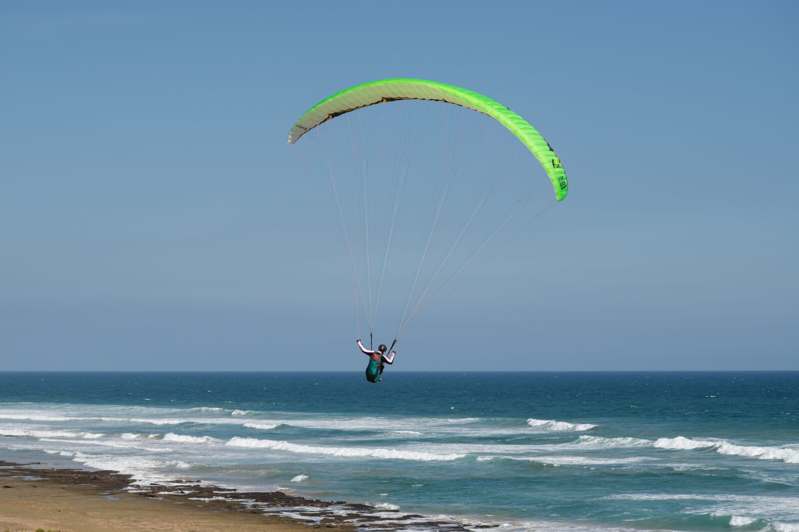 Nikon D850 sample photo. Paragliding, paraglider, flying photography
