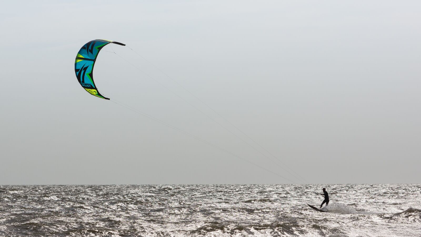 Canon EF 70-200mm F2.8L IS USM sample photo. Kite surfer, wind, sea photography