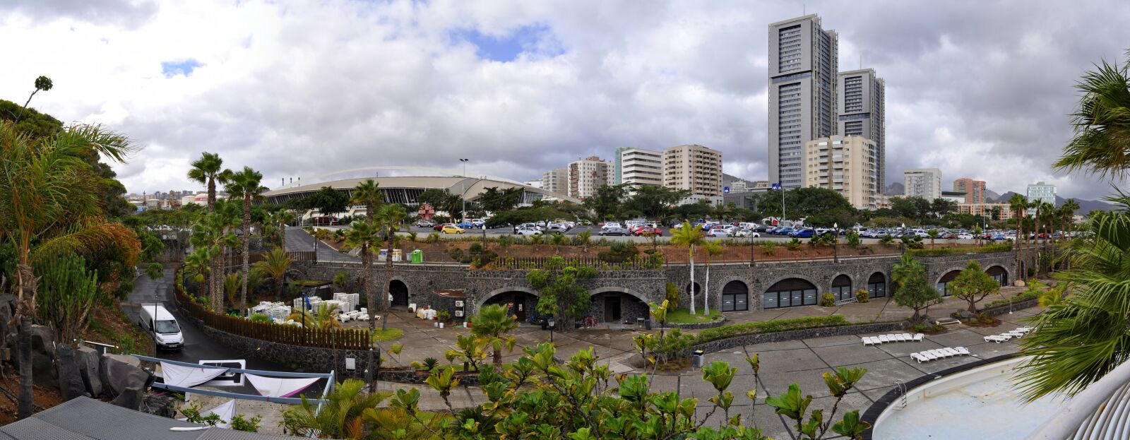 Nikon D5000 sample photo. City, landscape, palm trees photography