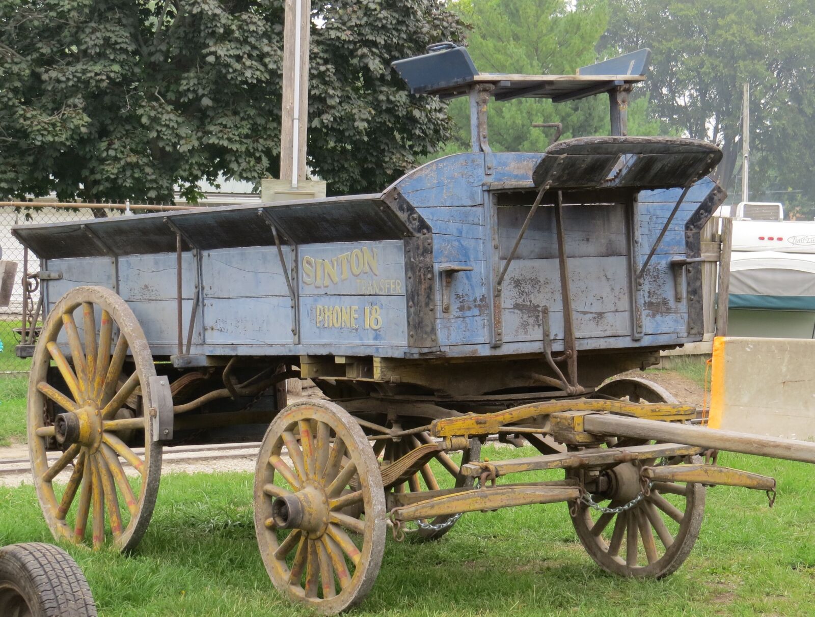 Canon PowerShot SX50 HS sample photo. Wagon, old, vintage photography