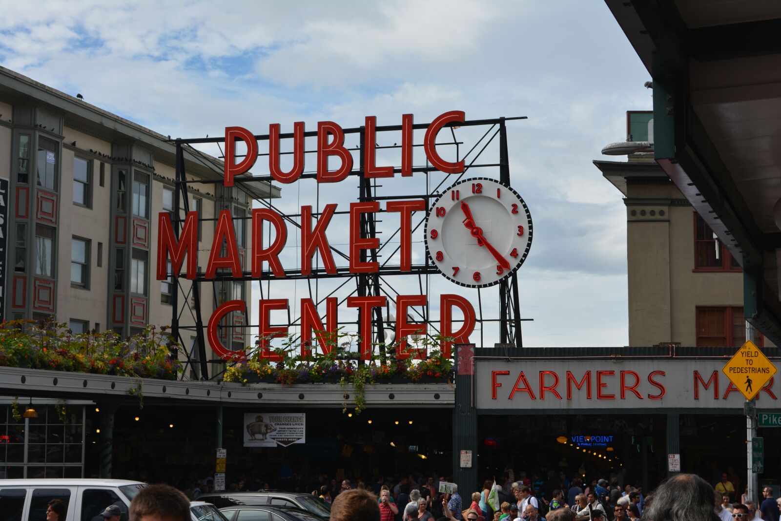 Nikon D5200 sample photo. Seattle, market, washington photography