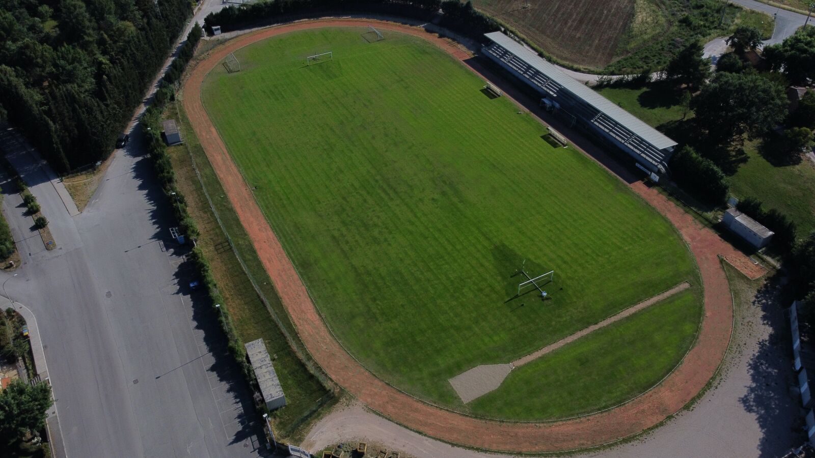 DJI FC7203 sample photo. Sport, drone, facility photography