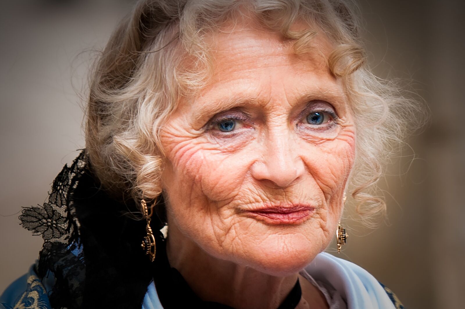 Nikon D300S sample photo. Portrait, elderly person, old photography