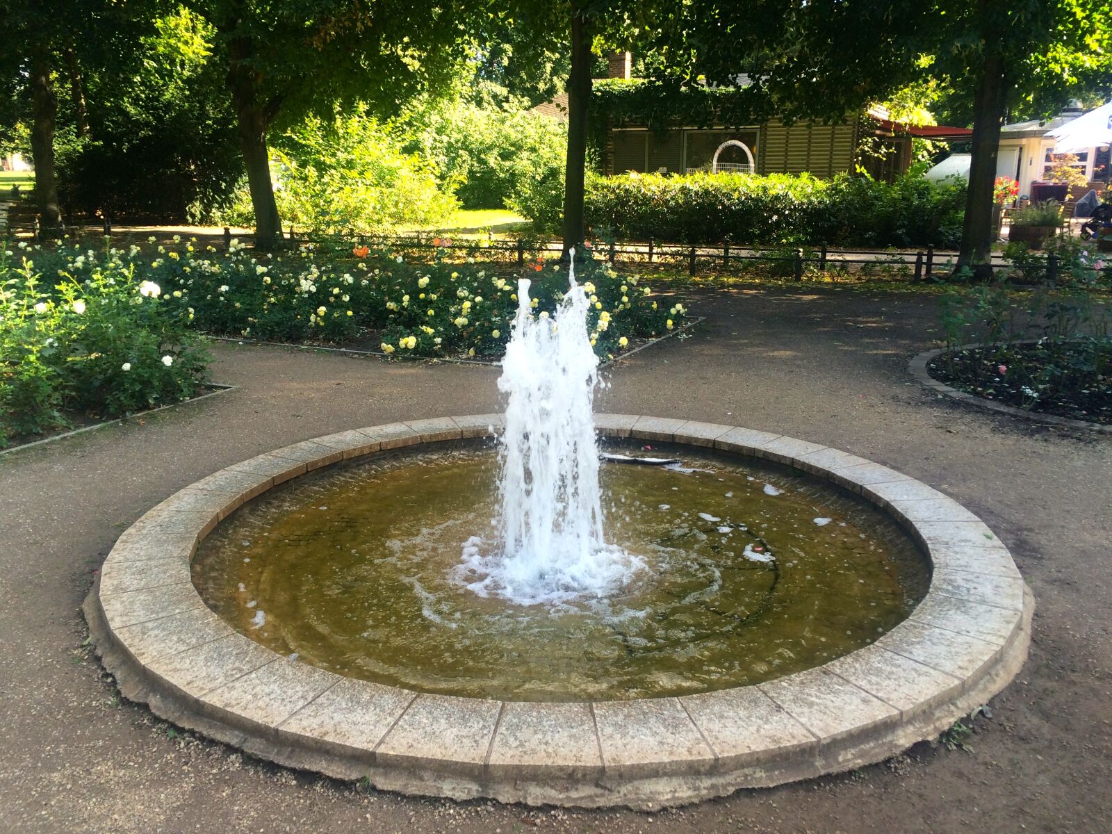iPhone 5s back camera 4.15mm f/2.2 sample photo. Springbrunnen, pankow, park, entspannung photography