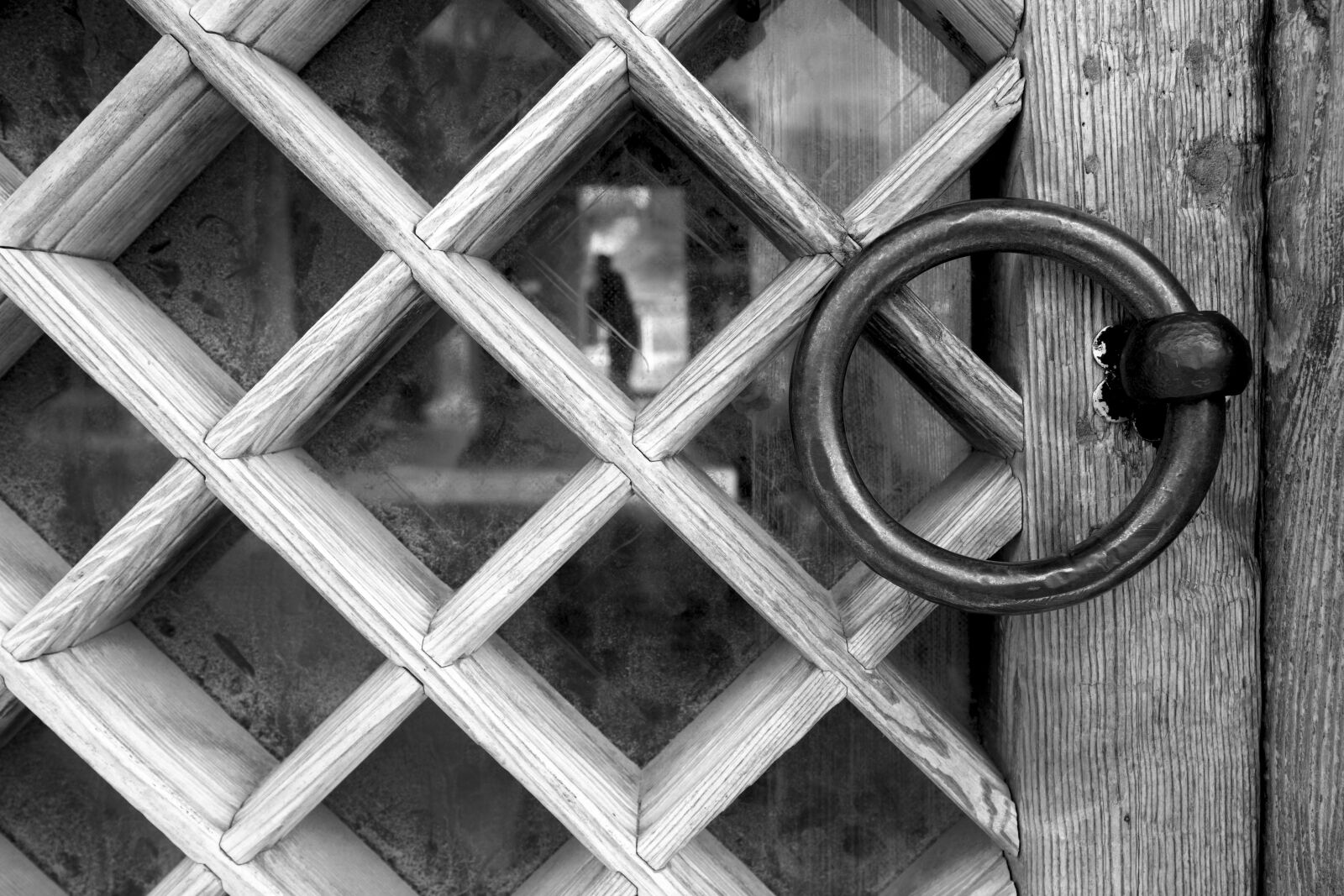 Canon EF 16-35mm F4L IS USM sample photo. Moon, knocker, hanok photography