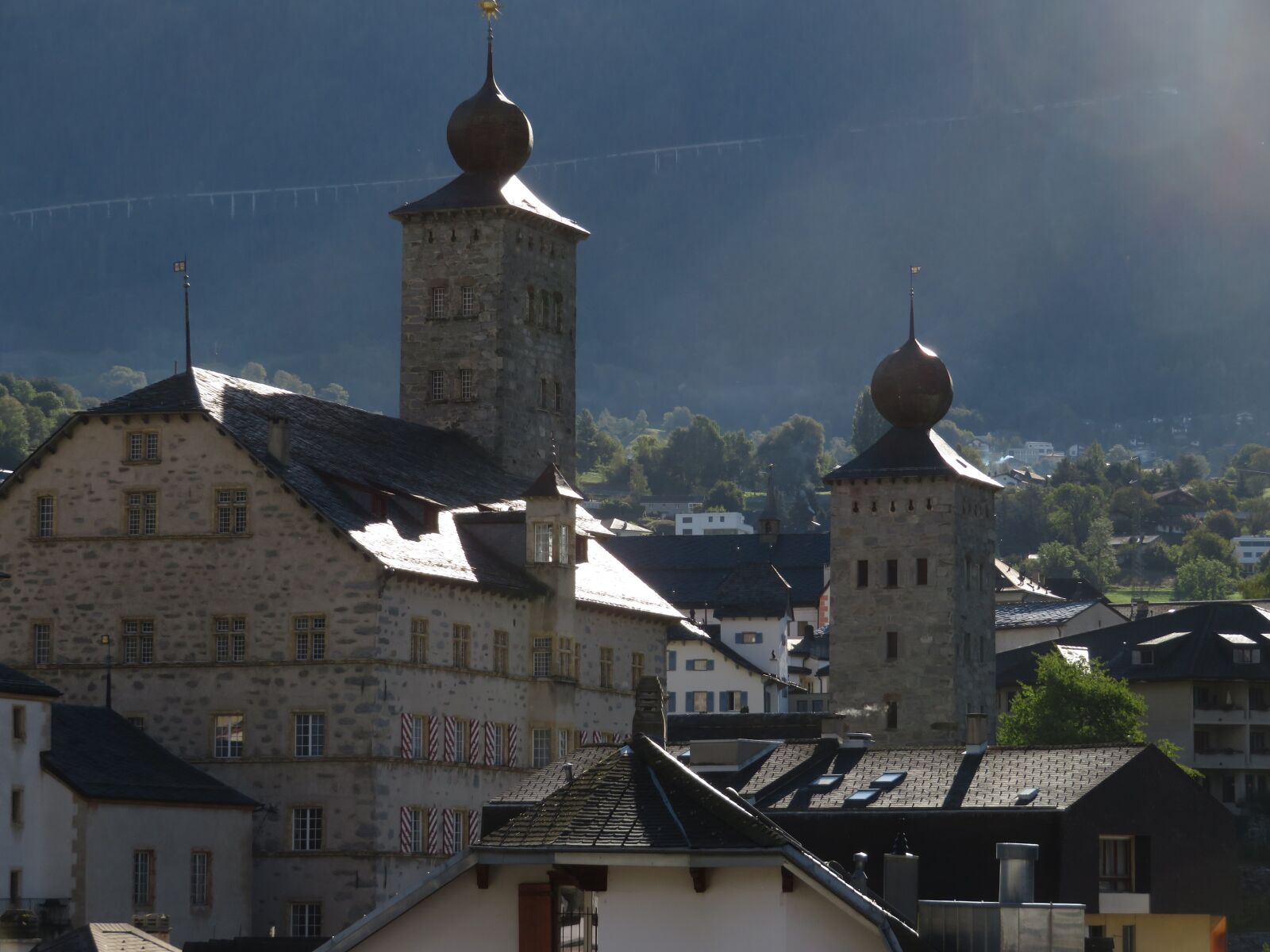 Canon PowerShot SX720 HS sample photo. Brig, switzerland, center photography