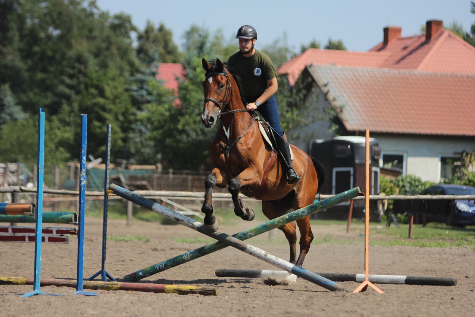 Canon EOS 600D (Rebel EOS T3i / EOS Kiss X5) sample photo. Horse, horse jumping, show photography